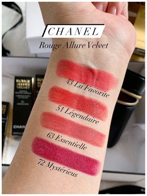 Chanel La Favorite (43) Rouge Allure Velvet Review & Swatches